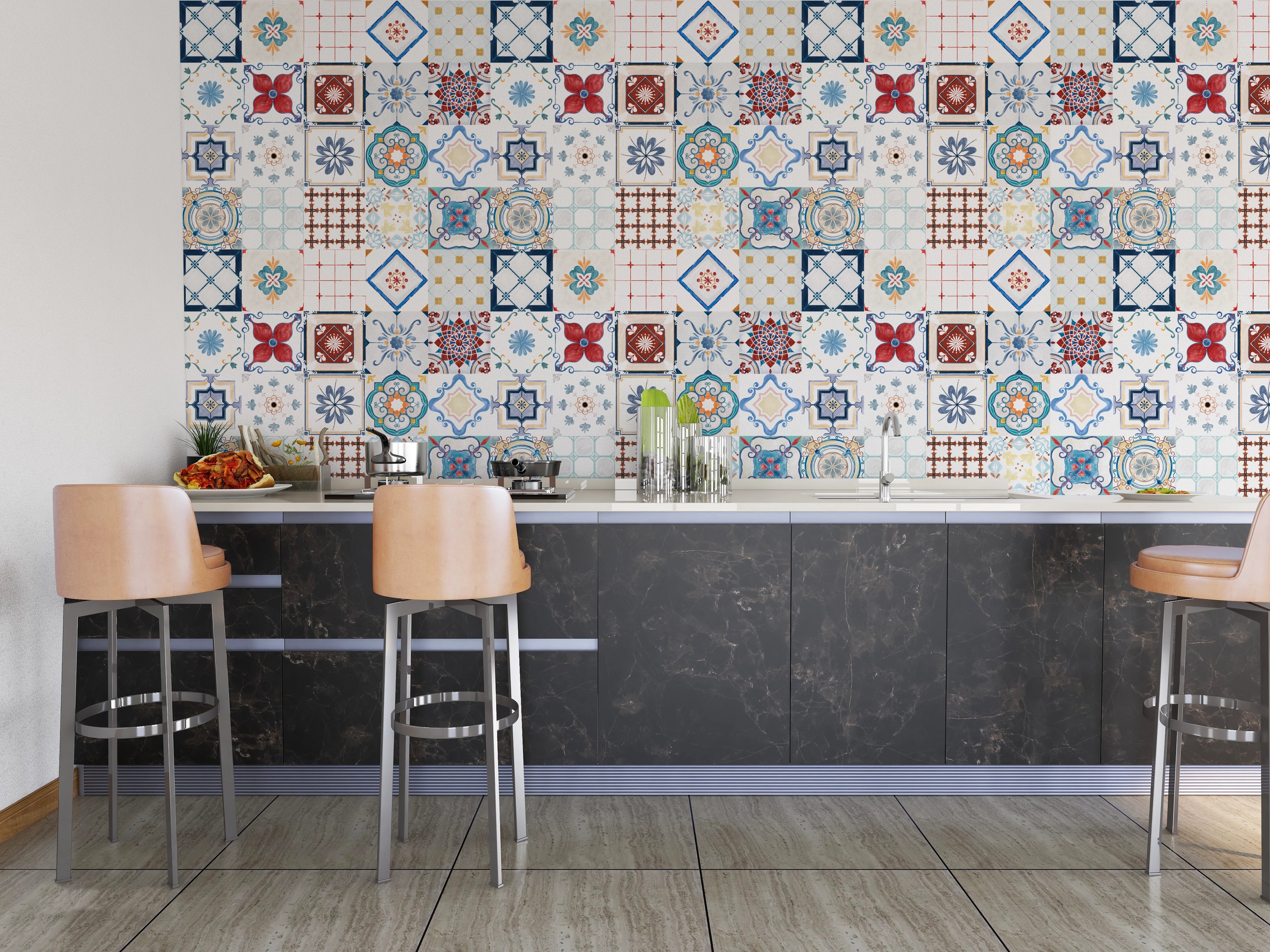 Pack de azulejos de estilo mediterraneo