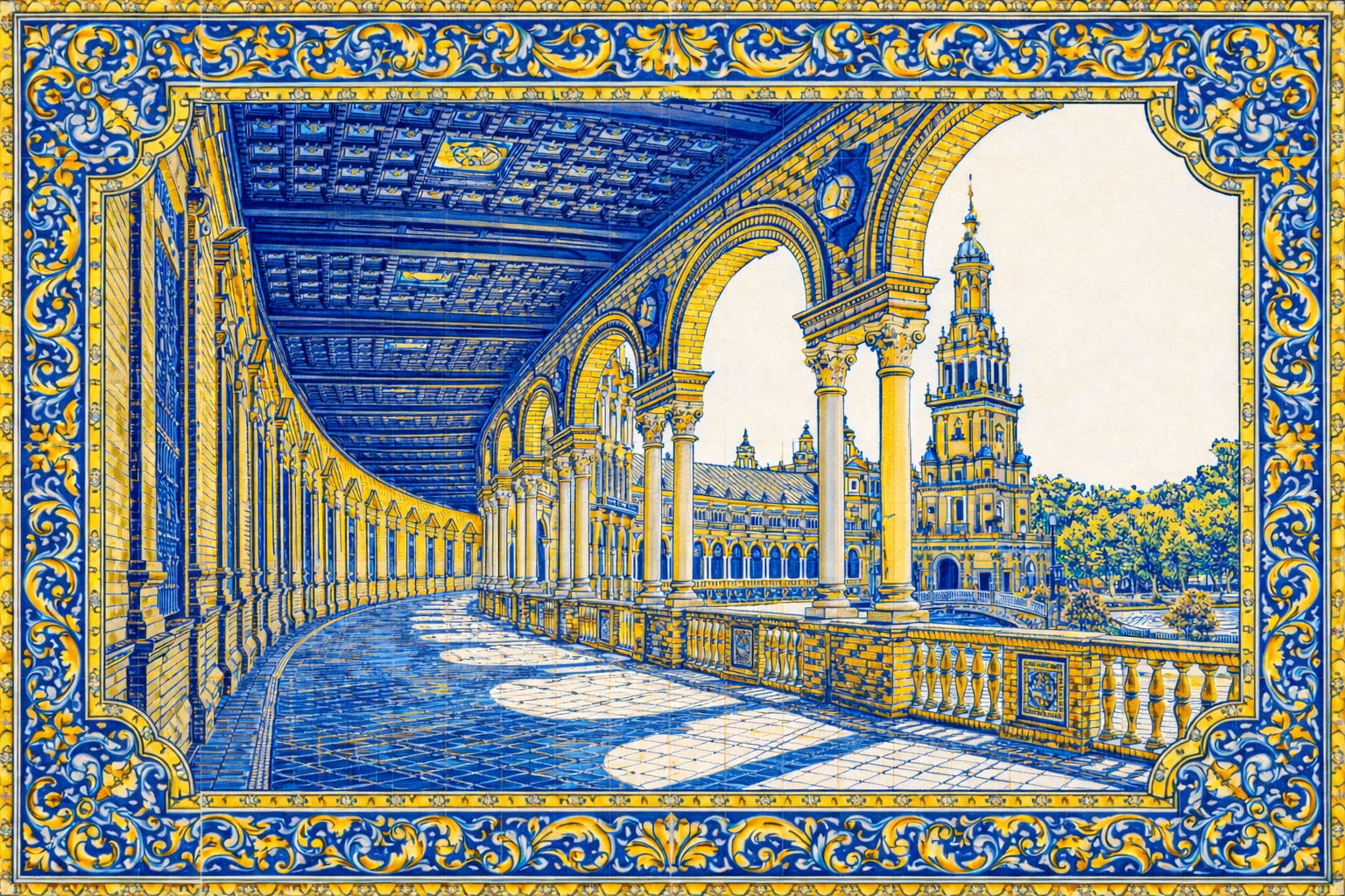 Plaza de España en Sevilla