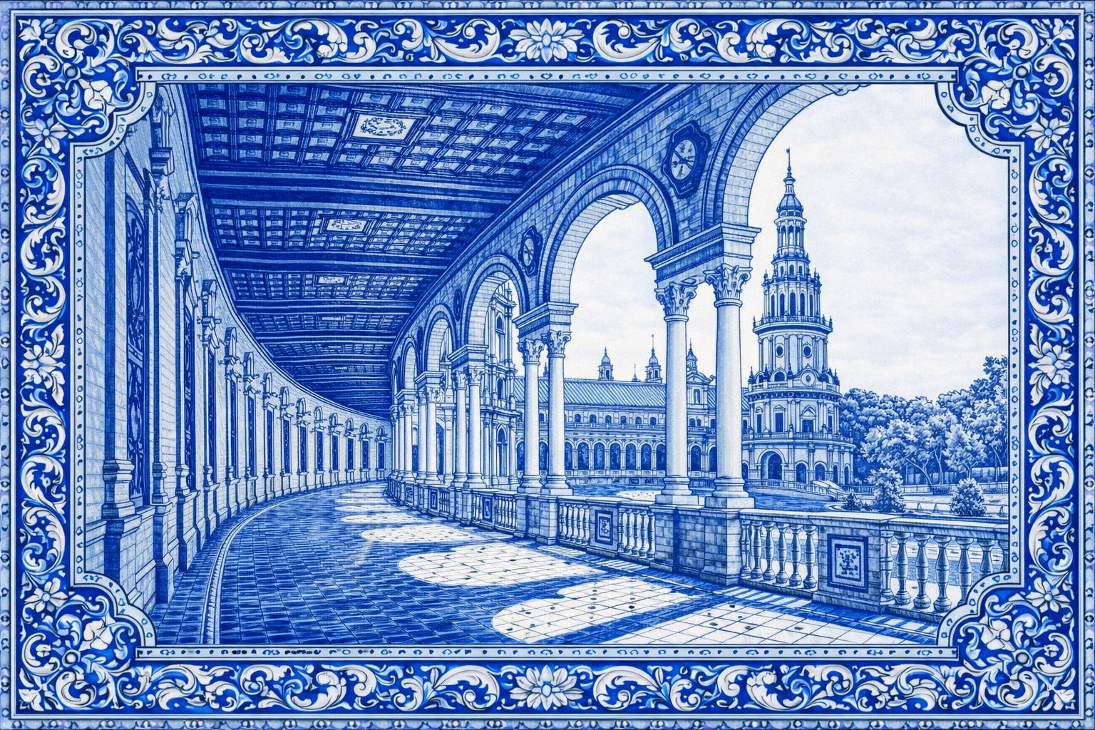 Plaza de España en Sevilla