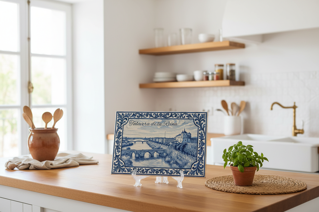 Azulejo Talavera en cocina