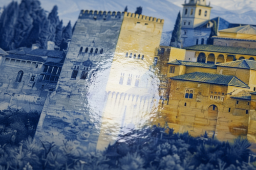 Detalle acabado brillante