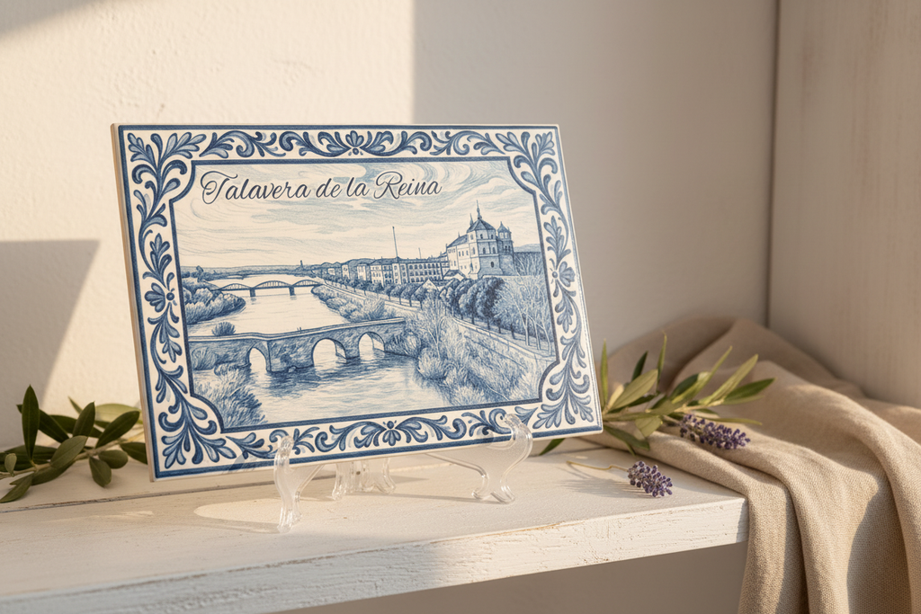 Detalle azulejo estilo mediterráneo