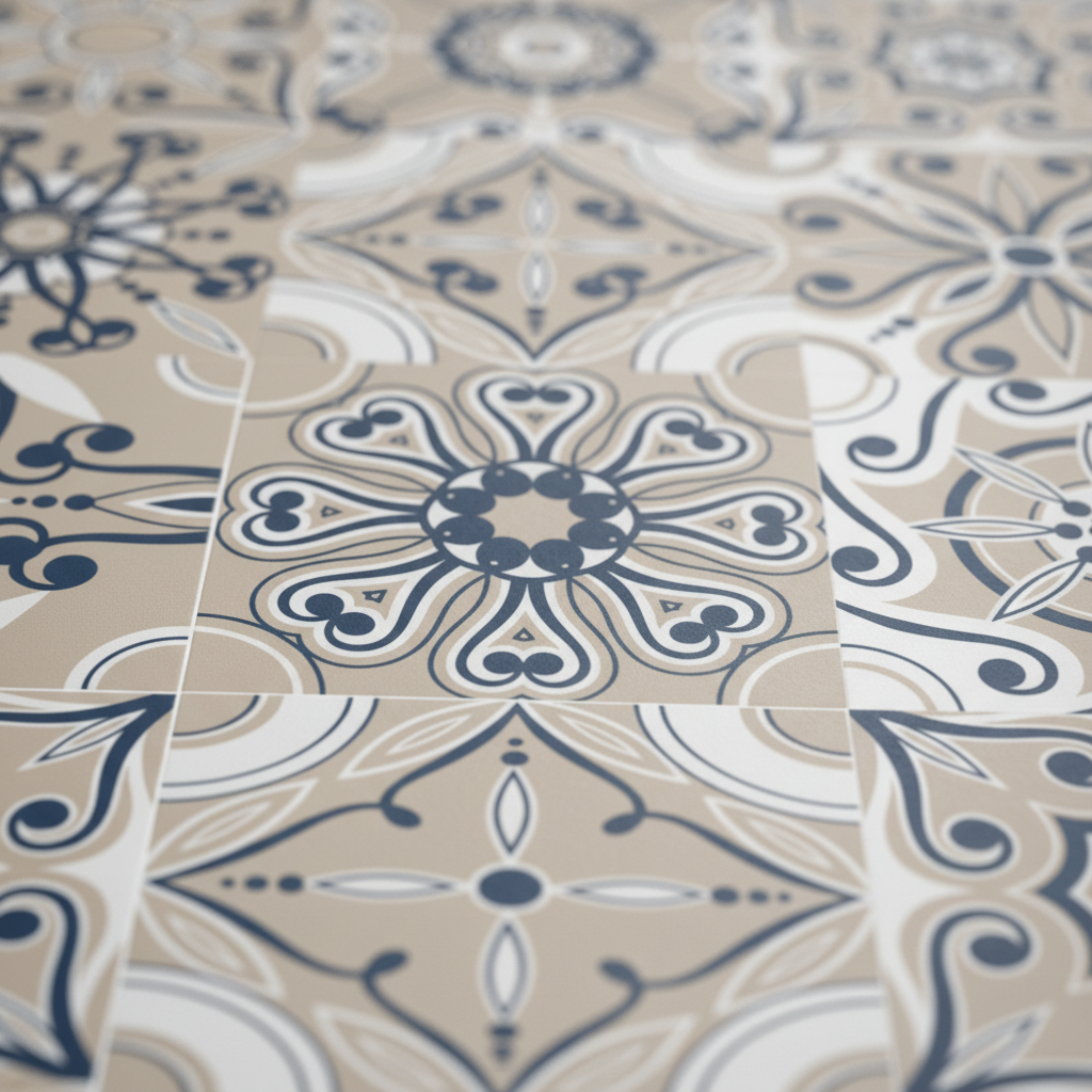 Detalle azulejos acabado mate