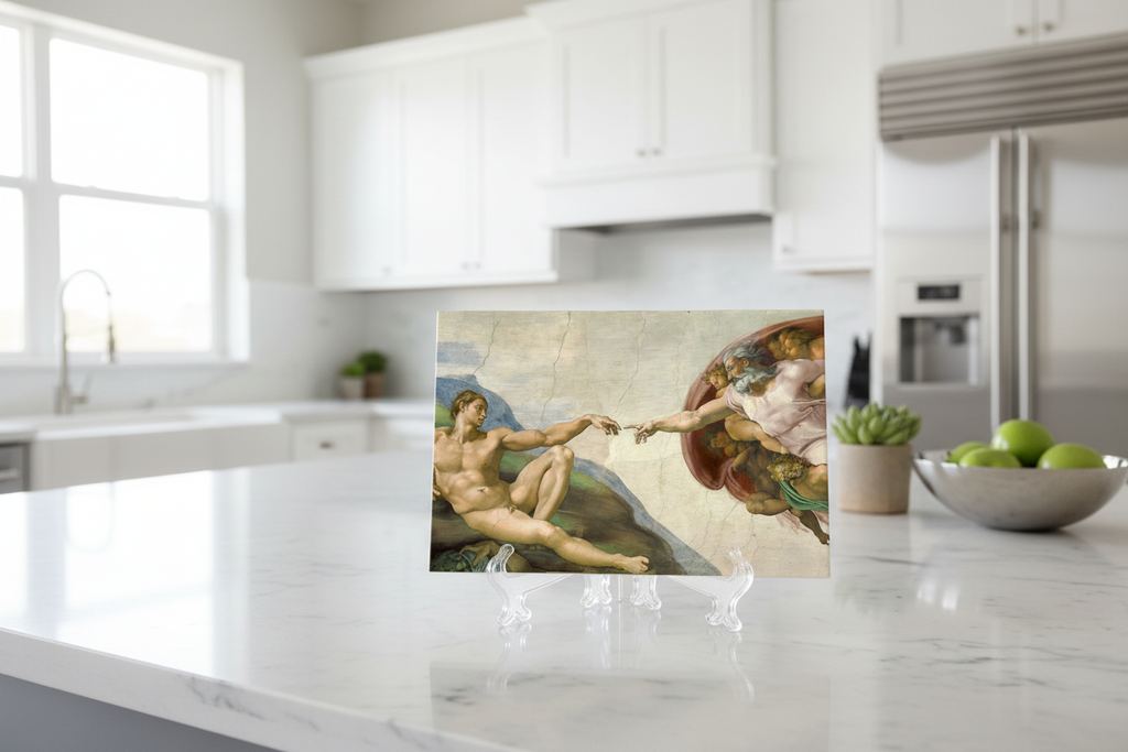 La Creación de Adán en cocina