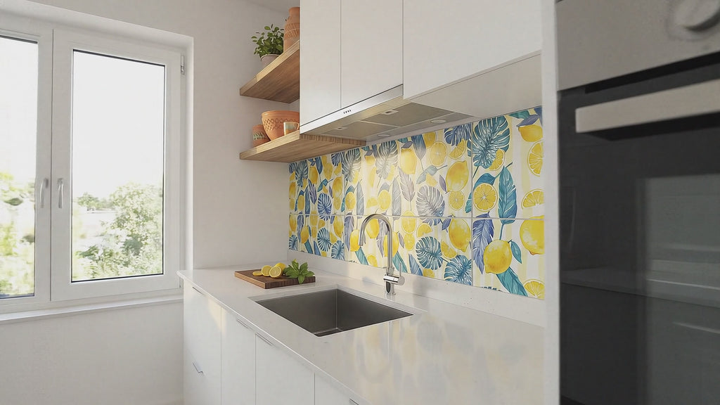 Pack de azulejos de estilo mediterráneo - limones